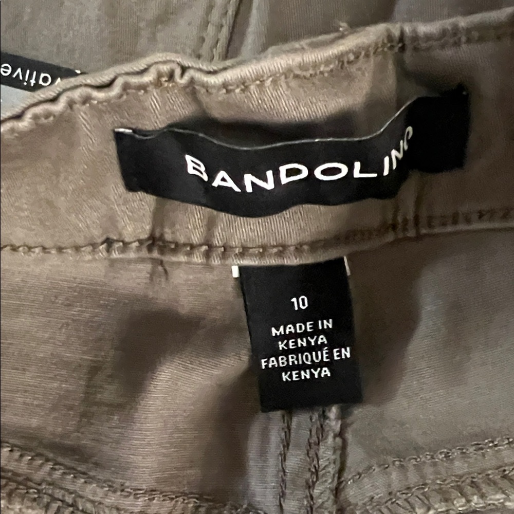 Bandolino Light Beige Straight Leg Pants - Picture 3 of 4